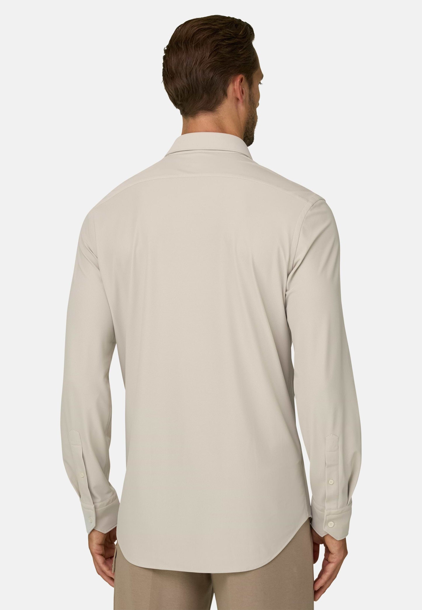 Рубашка приталенного кроя (slim fit) из эластичного нейлона B Tech