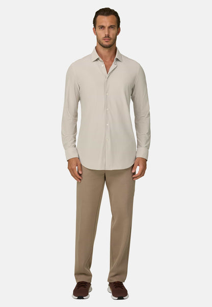 Рубашка приталенного кроя (slim fit) из эластичного нейлона B Tech