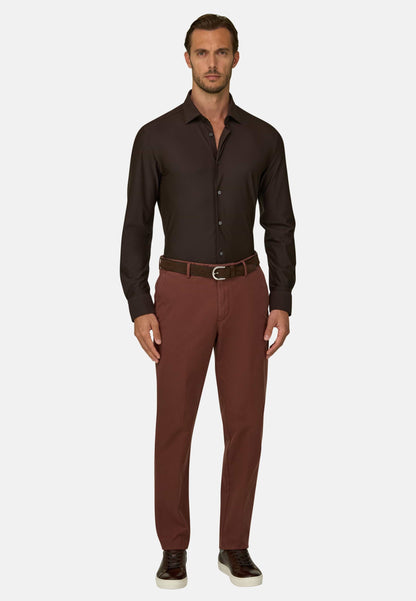 Рубашка приталенного кроя (slim fit) из эластичного нейлона B Tech