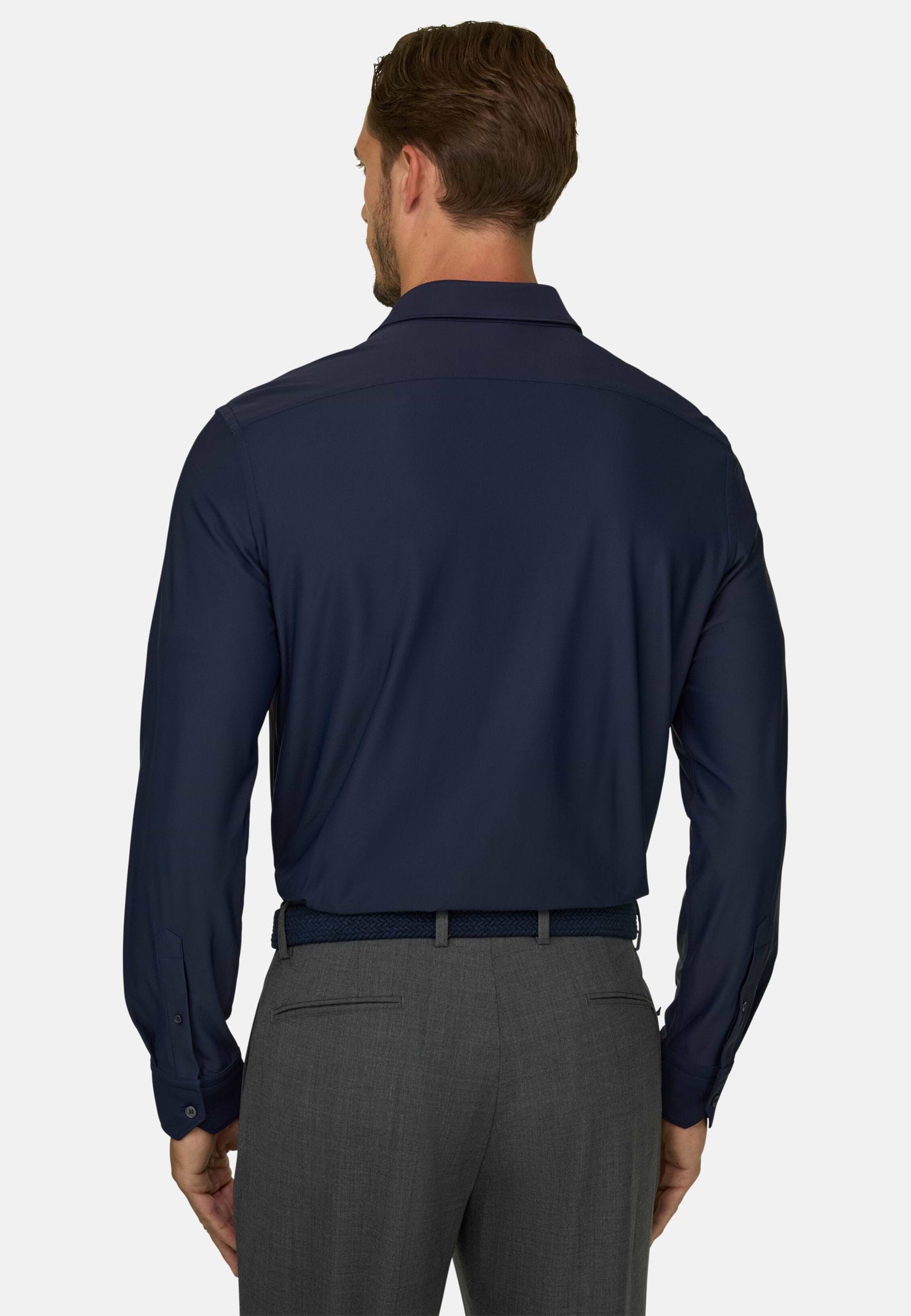 Рубашка приталенного кроя (slim fit) из эластичного нейлона B Tech