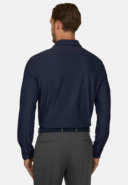 Рубашка приталенного кроя (slim fit) из эластичного нейлона B Tech