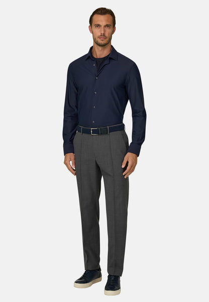 Рубашка приталенного кроя (slim fit) из эластичного нейлона B Tech