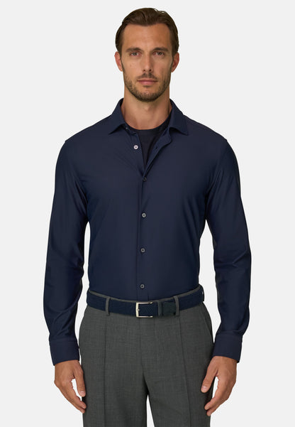 Рубашка приталенного кроя (slim fit) из эластичного нейлона B Tech
