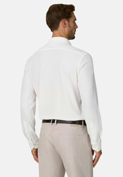 Рубашка приталенного кроя (slim fit) из эластичного нейлона B Tech