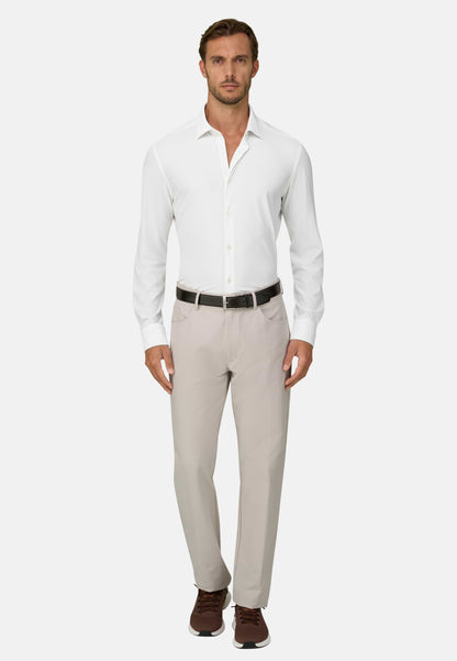Рубашка приталенного кроя (slim fit) из эластичного нейлона B Tech