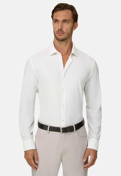Рубашка приталенного кроя (slim fit) из эластичного нейлона B Tech