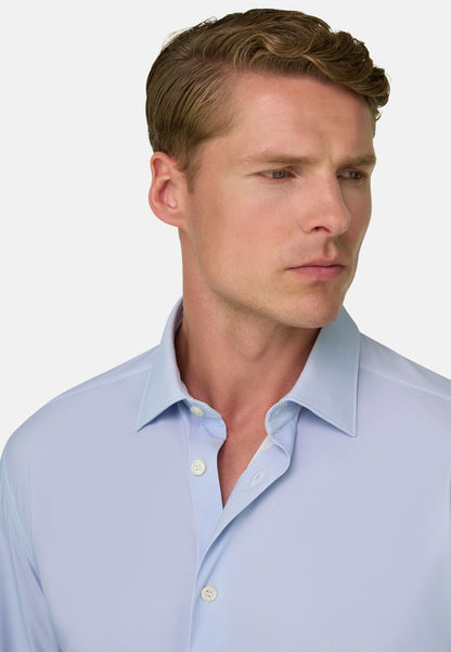 Рубашка приталенного кроя (slim fit) из эластичного нейлона B Tech с микроузором